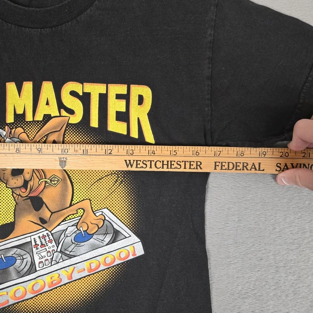 Y2K Vintage Scooby-Doo T-Shirt Youth Medium 10-12 MIX MASTER Black Graphic Kids